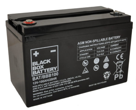 100Ah Black Box AGM Battery